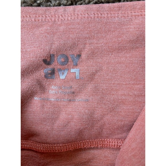 Joy Lab Women’s Size XS Pink/Peach Athletic Soft Leggings with Pockets - Picture 2 of 9